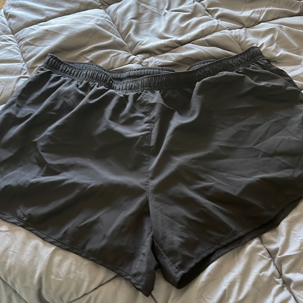 Tsla black running shorts
